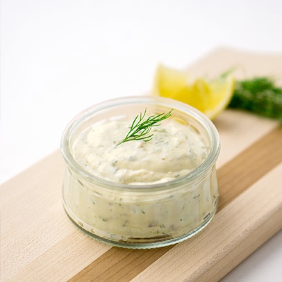 Domácí majonéza s koprem