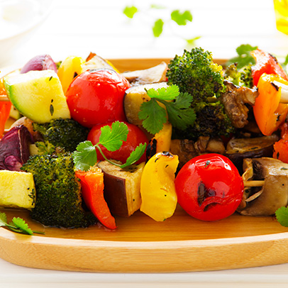 Grilovaná zelenina v hořčičné marinádě