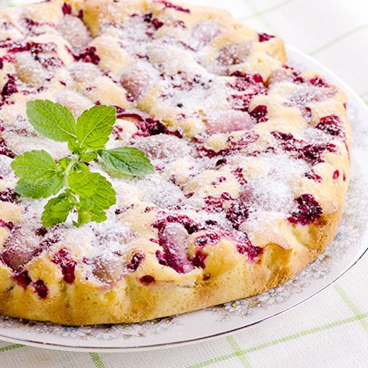 Vegan koláč s ovocem