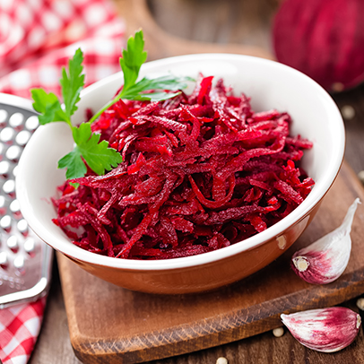 Salát z červené řepy s křenem