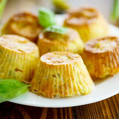 Slané muffiny s cuketou