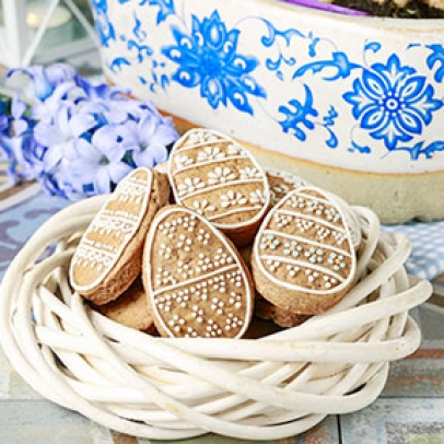 Veganské velikonoční perníčky