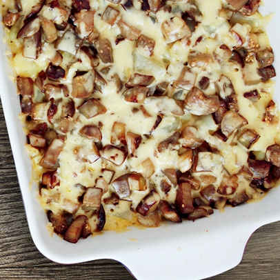 Zapékané brambory se smetanou